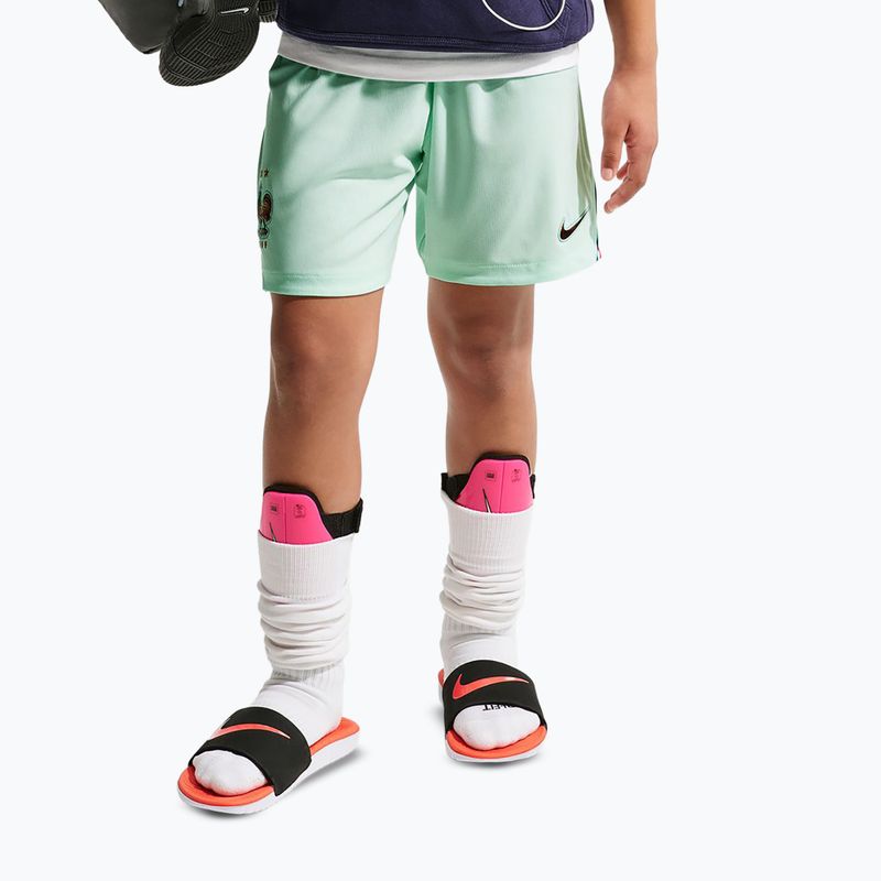 Детски футболни шорти Nike FFF 2026 Stadium Away igloo/monarch/monarch