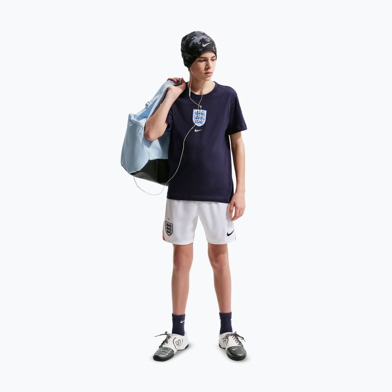 Детски футболни шорти Nike England 2026 Stadium Home white/speed red/obsidian/obsidian 2