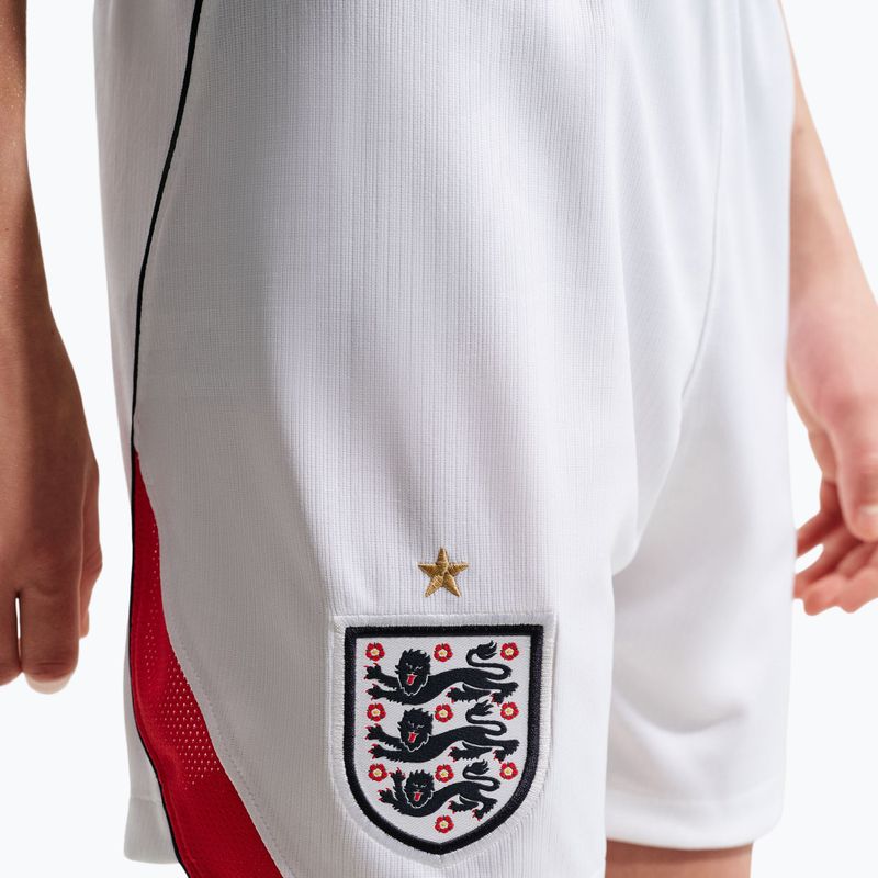 Детски футболни шорти Nike England 2026 Stadium Home white/speed red/obsidian/obsidian 4