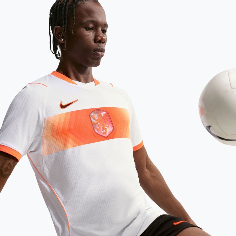 Мъжка футболна фланелка Nike Netherlands 2026/27 Away Match white/hyper crimson/black 5