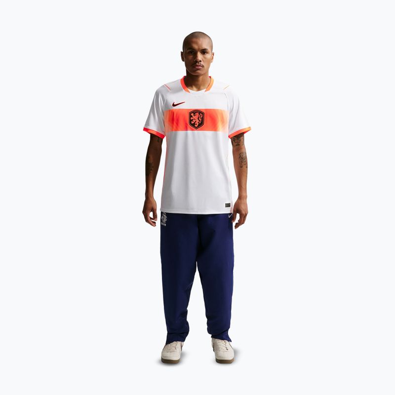 Мъжка футболна фланелка Nike Netherlands 2026 Stadium Away white/hyper crimson/black 2