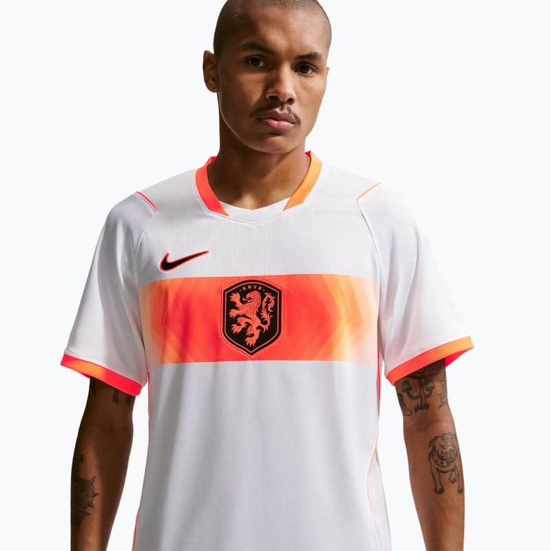 Мъжка футболна фланелка Nike Netherlands 2026 Stadium Away white/hyper crimson/black 4