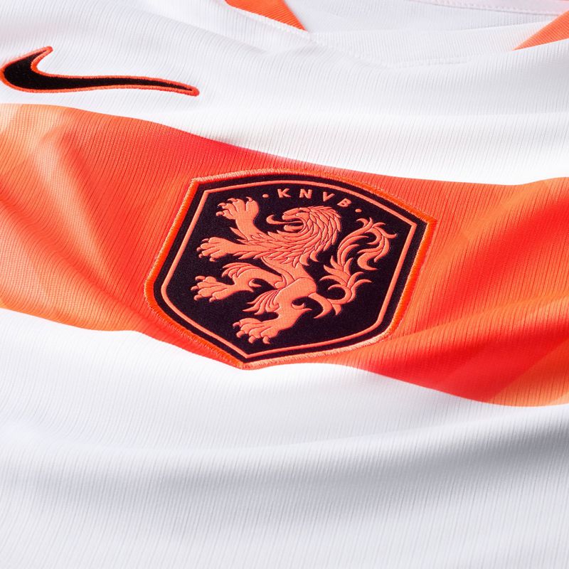 Мъжка футболна фланелка Nike Netherlands 2026 Stadium Away white/hyper crimson/black 9