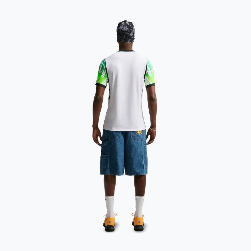 Мъжка футболна фланелка Nike Nigeria 2026 Stadium Away white/green glow/black 3