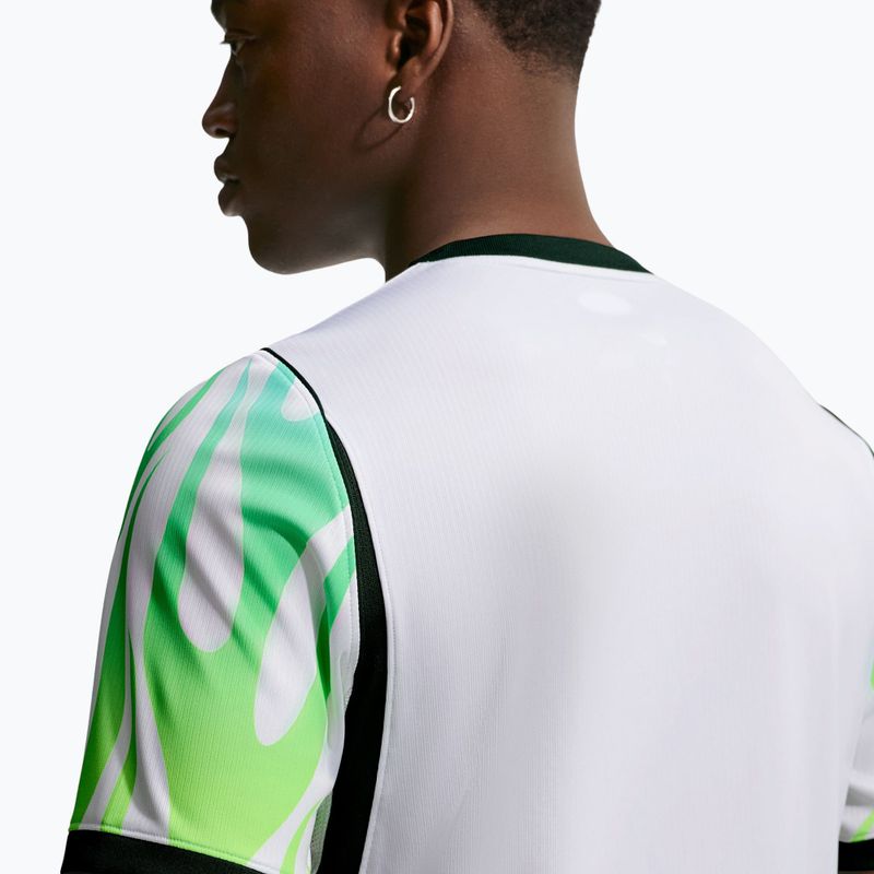 Мъжка футболна фланелка Nike Nigeria 2026 Stadium Away white/green glow/black 6