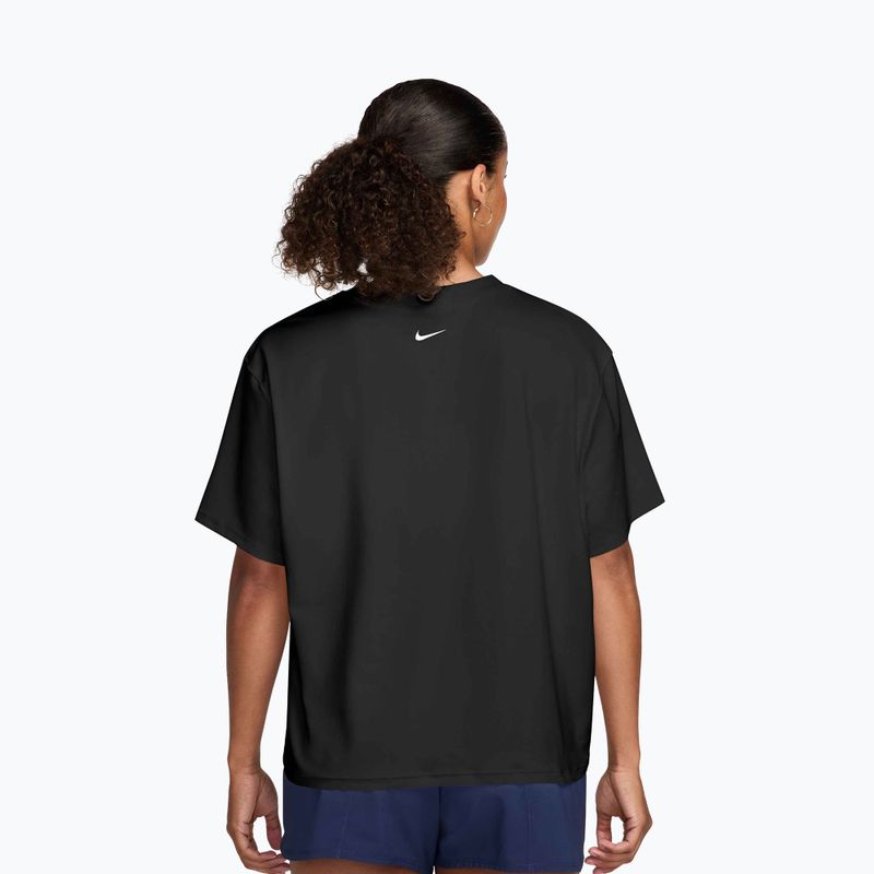 Дамска тениска за тренировка Nike Pro Dri-Fit Loose black/white 2