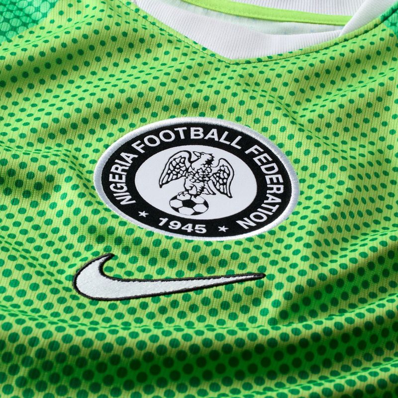 Мъжка футболна фланелка Nike Nigeria 2026 Stadium Home pine green/electric green/white 9