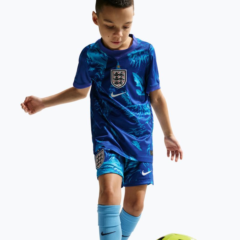 Детски футболни шорти Nike England 2026/27 Stadium Goalkeeper astronomy blue/black/white 7