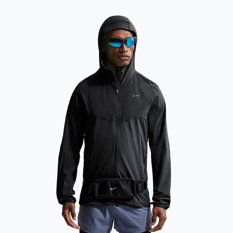 Мъжко яке за бягане Nike Stride Dri-Fit black/off noir/black/black