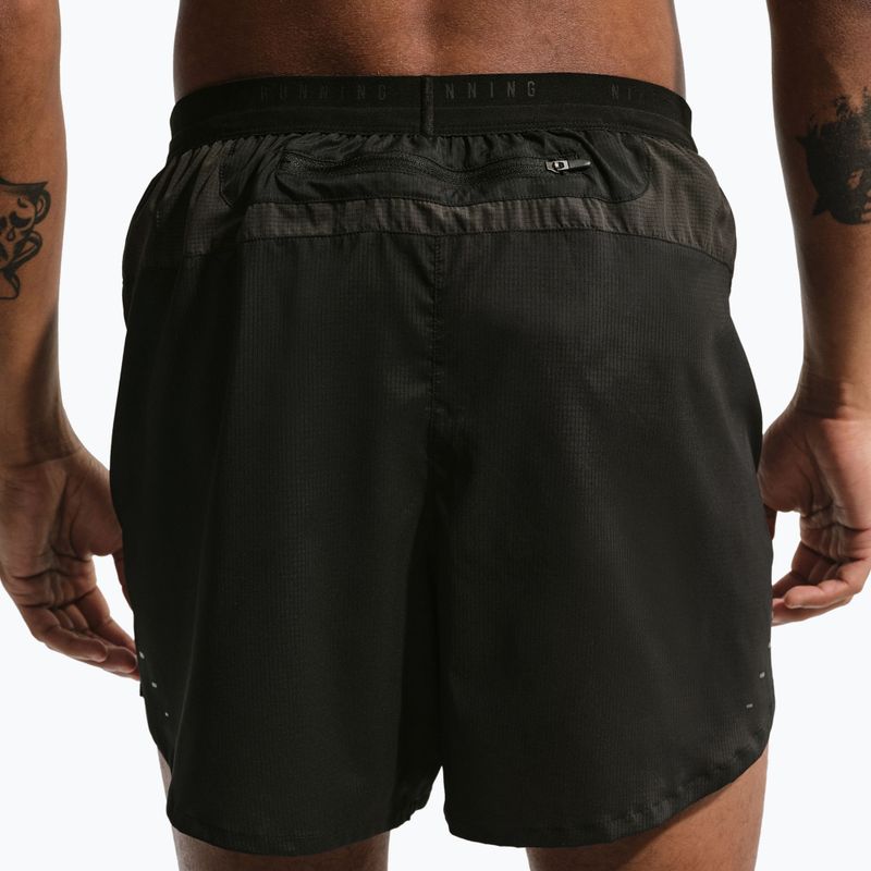 Мъжки шорти за бягане Nike Stride Dri-Fit Brief-Lined 5" off noir/black/black 4