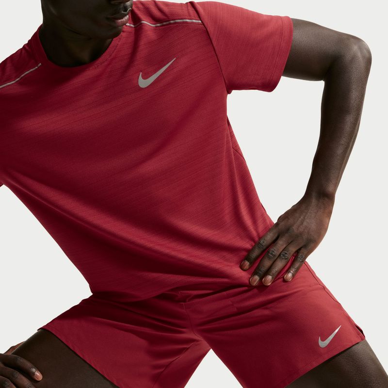 Мъжки шорти за бягане Nike Stride Dri-Fit Brief-Lined 7" team crimson 4