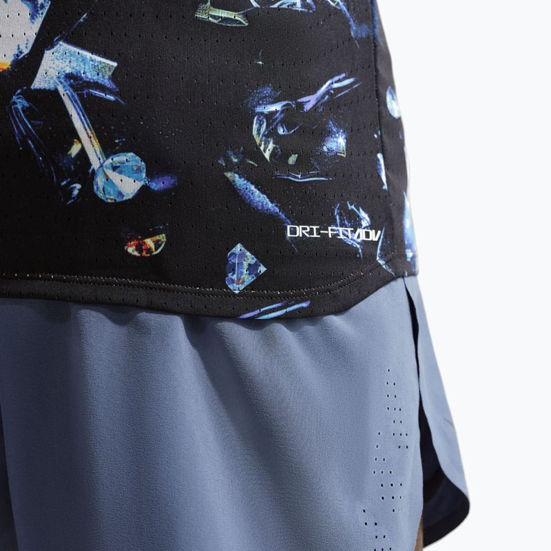 Мъжка тениска за бягане Nike AeroSwift Dri-Fit ADV singlet black/laser orange 5