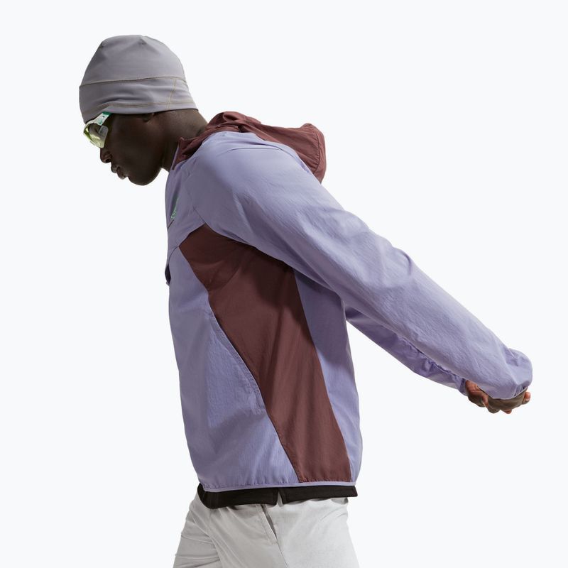 Mъжко яке за бягане Nike Fly Nike Stride iron purple/tattoo 5