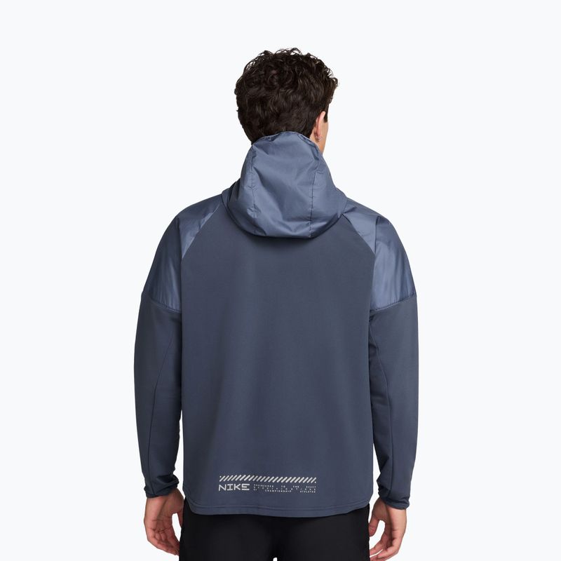 Мъжко яке за бягане Nike Miler Repel Winterised thunder blue 2