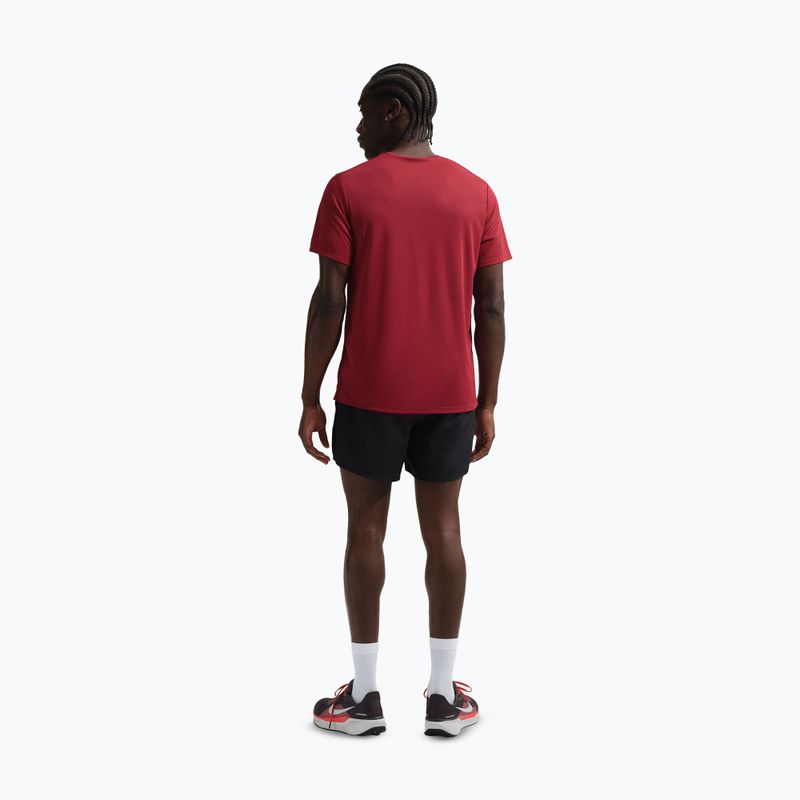 Мъжка тениска за бягане Nike Miler Dri-Fit UV team crimson/light crimson 3