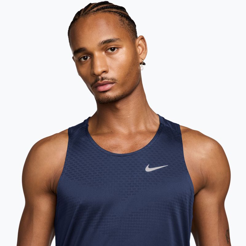 Мъжка тениска за бягане Nike Stride Dri-Fit ADV midnight navy 3