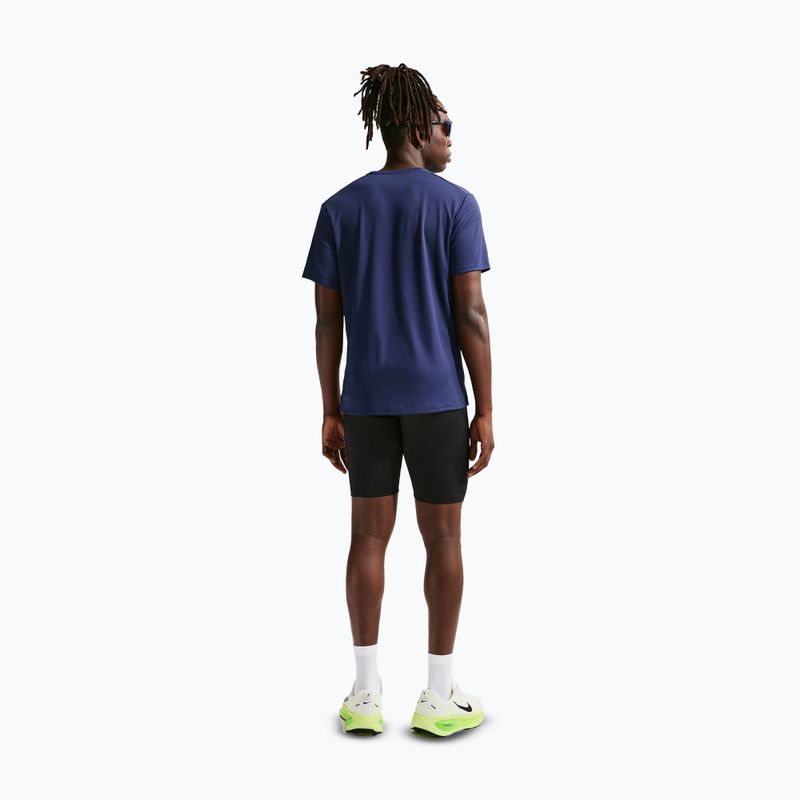 Мъжка тениска за бягане Nike Miler Dri-Fit UV midnight navy 3