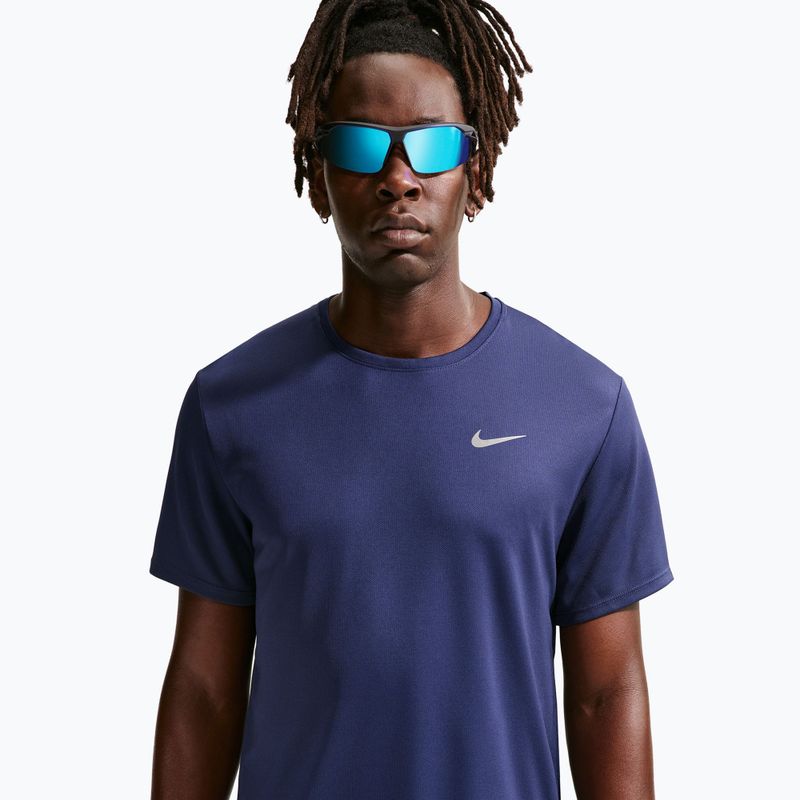 Мъжка тениска за бягане Nike Miler Dri-Fit UV midnight navy 4