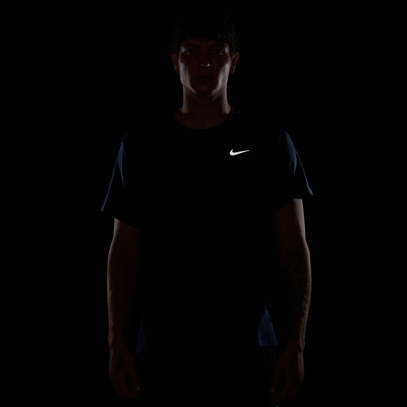 Мъжка тениска за бягане Nike Miler Dri-Fit UV midnight navy 7