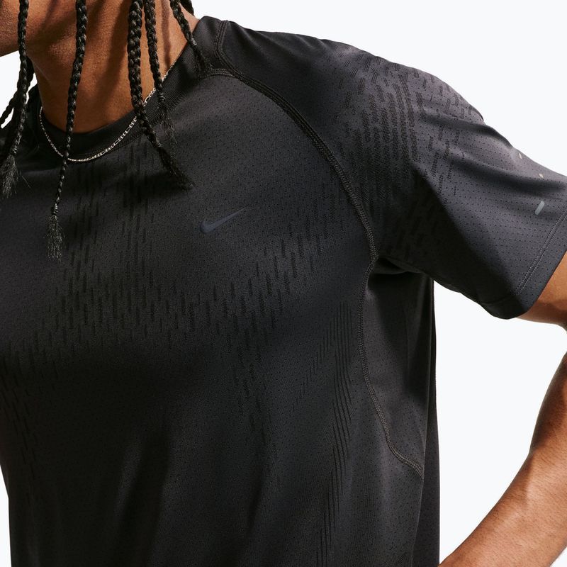 Мъжка тениска за бягане Nike Stride Dri-Fit ADV off noir/black 5
