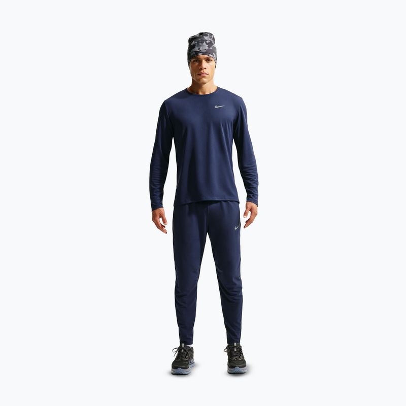 Мъжка блуза с дълъг ръкав за бягане Nike Miler Dri-Fit UV midnight navy 2