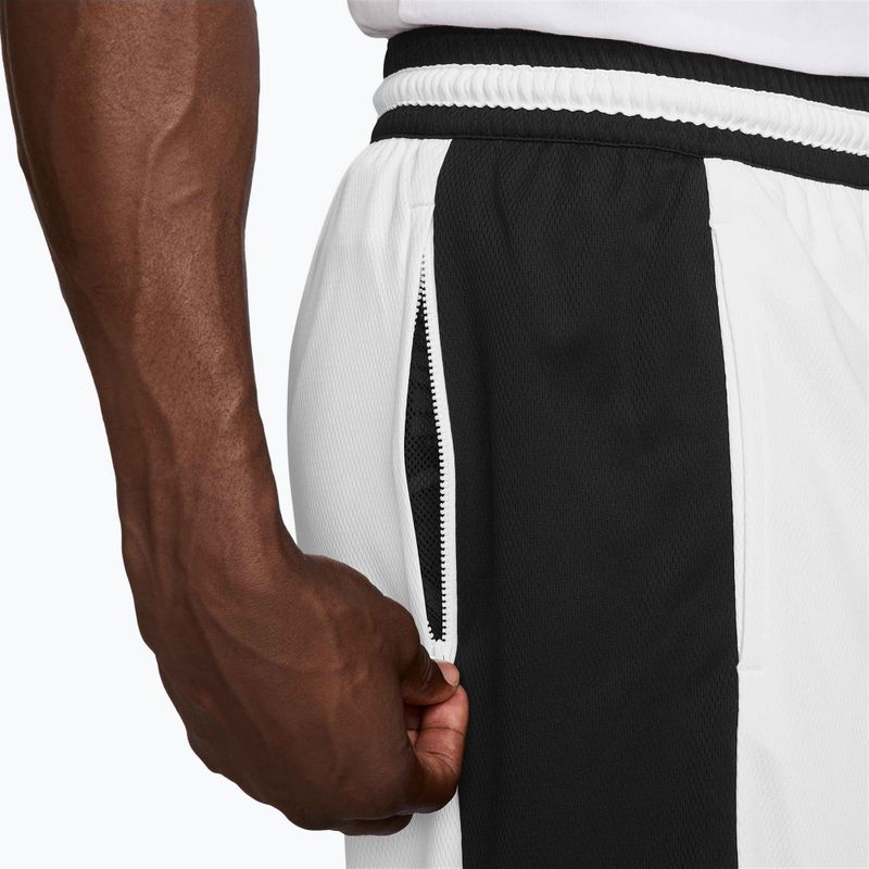 Мъжки баскетболни шорти Nike Dri-Fit Game Classic 10“ white/black/white/black 4