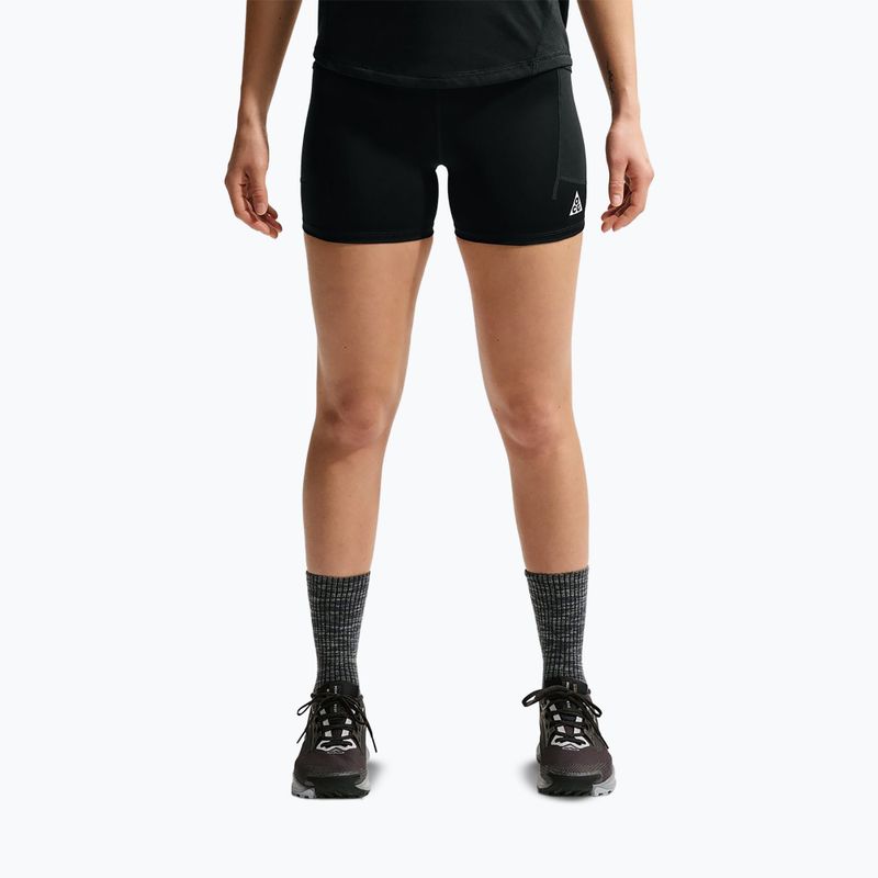 Дамски шорти за бягане Nike ACG black/summit white