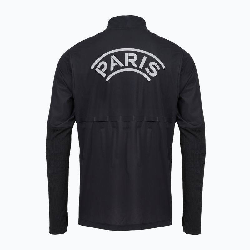Мъжка футболна блуза с дълъг ръкав Nike Paris Saint-Germain Strike Elite SE Aerogami Shell Top black/black/atmosphere grey 10