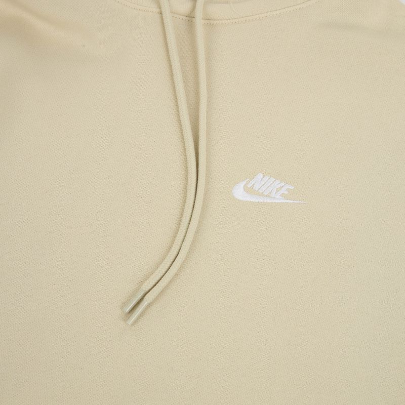 Мъжки суитшърт Nike Club French Terry Pullover Hoodie light khaki/light khaki/white 8