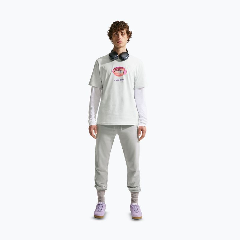 Mъжки панталони Nike Club French Terry Joggers light smoke grey/light smoke grey/white 2