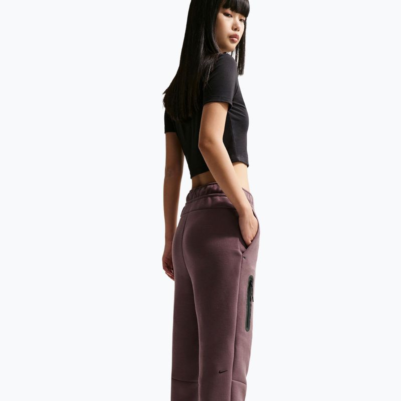 Дамски панталони Nike Sportswear Tech Fleece Mid-Rise tattoo/black 3