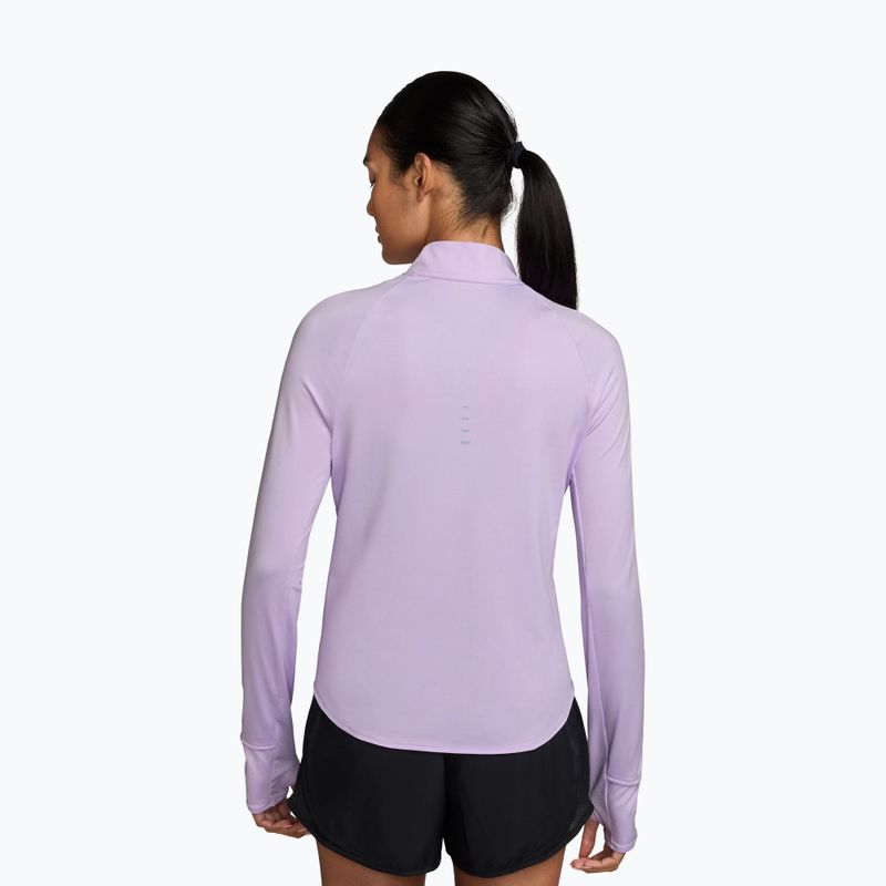 Дамска блуза с дълъг ръкав за бягане Nike Swift Dri-Fit UV 1/4-Zip violet mist 2