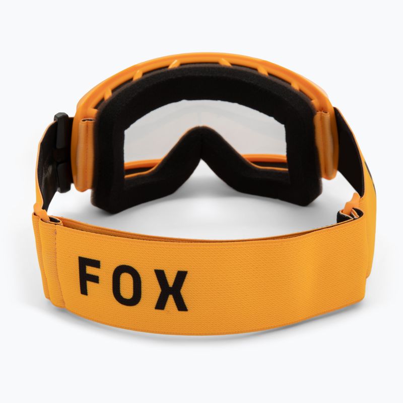 Детска велосипедна маска Fox Racing Main Core Jr tangerine/clear 3