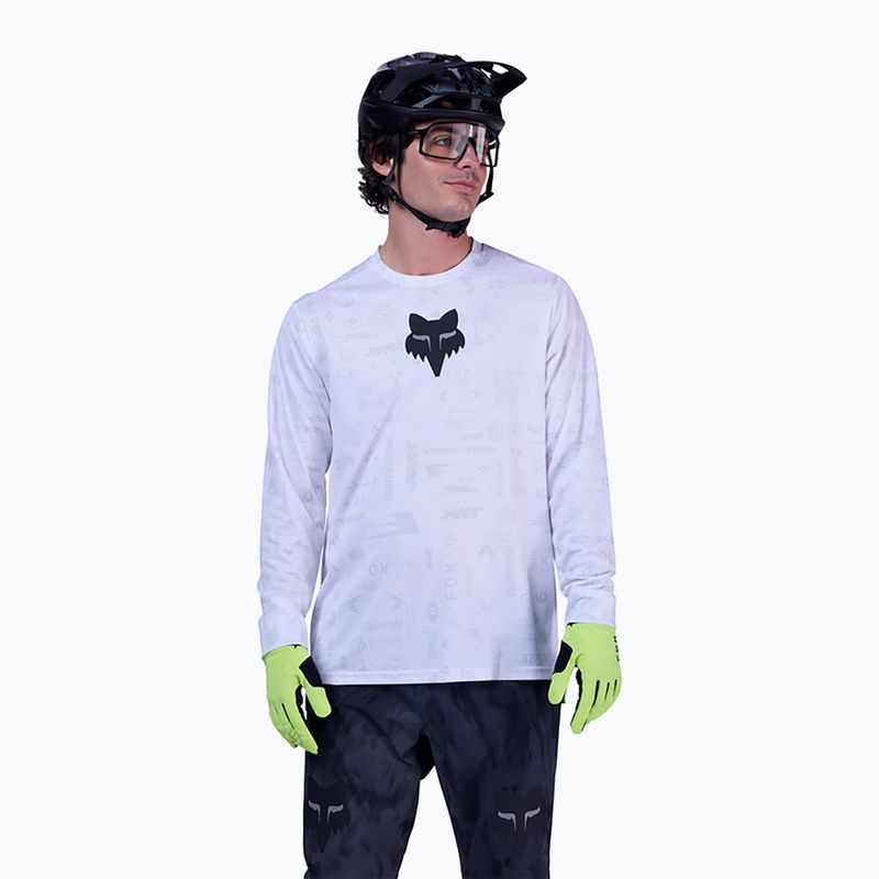 Мъжки колоездачен анцуг Fox Racing Ranger Lunar SE white