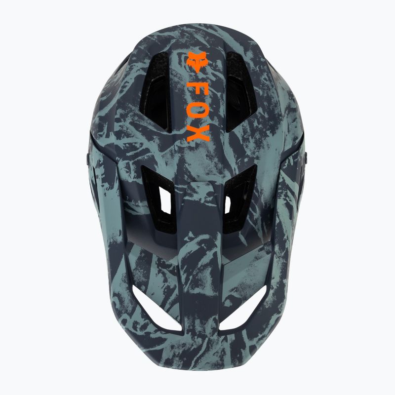 Детска велосипедна каска Fox Racing Rampage Image Print Jr arctic blue 6