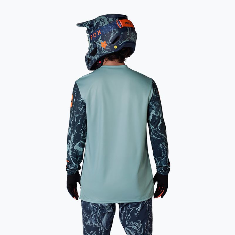 Мъжка блуза с дълъг ръкав за колоездене Fox Racing Ranger Image Print arctic blue 2