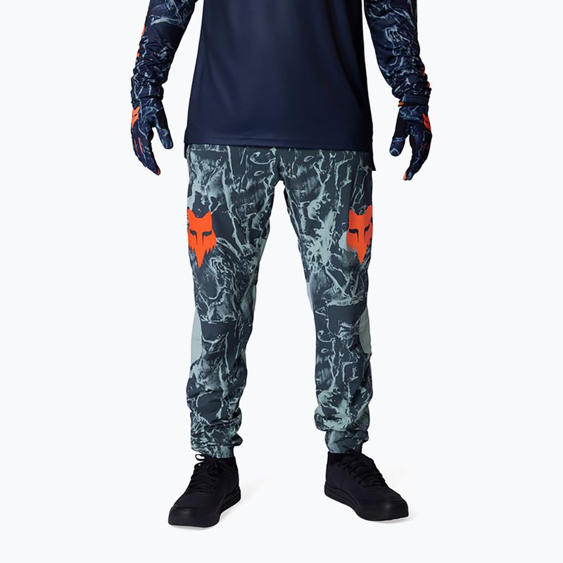 Мъжки панталони за колоездене Fox Racing Ranger Image Print arctic blue