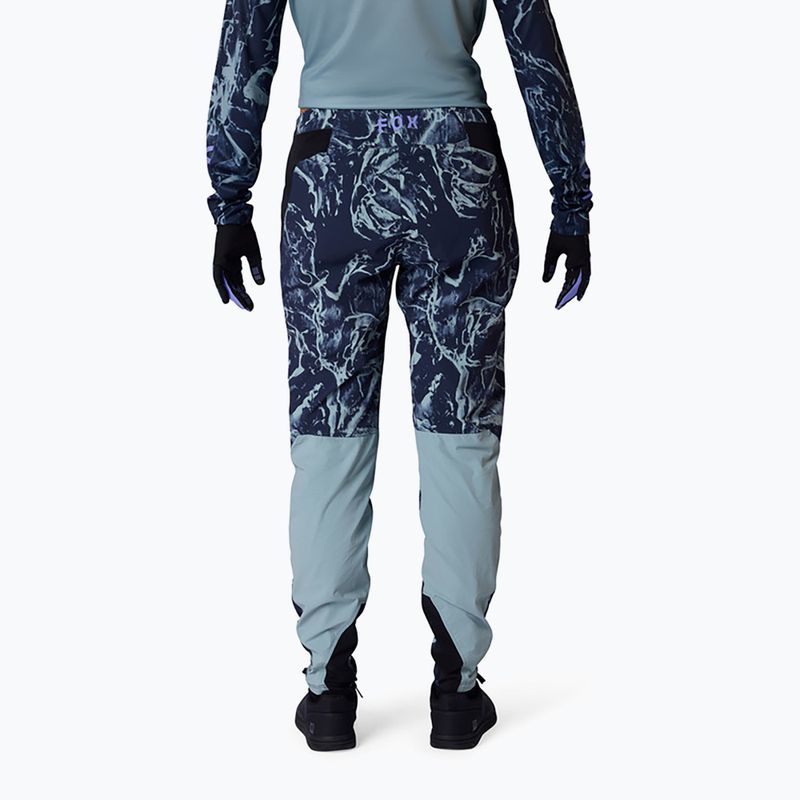 Дамски панталони за колоездене Fox Racing Ranger Image Print arctic blue 2