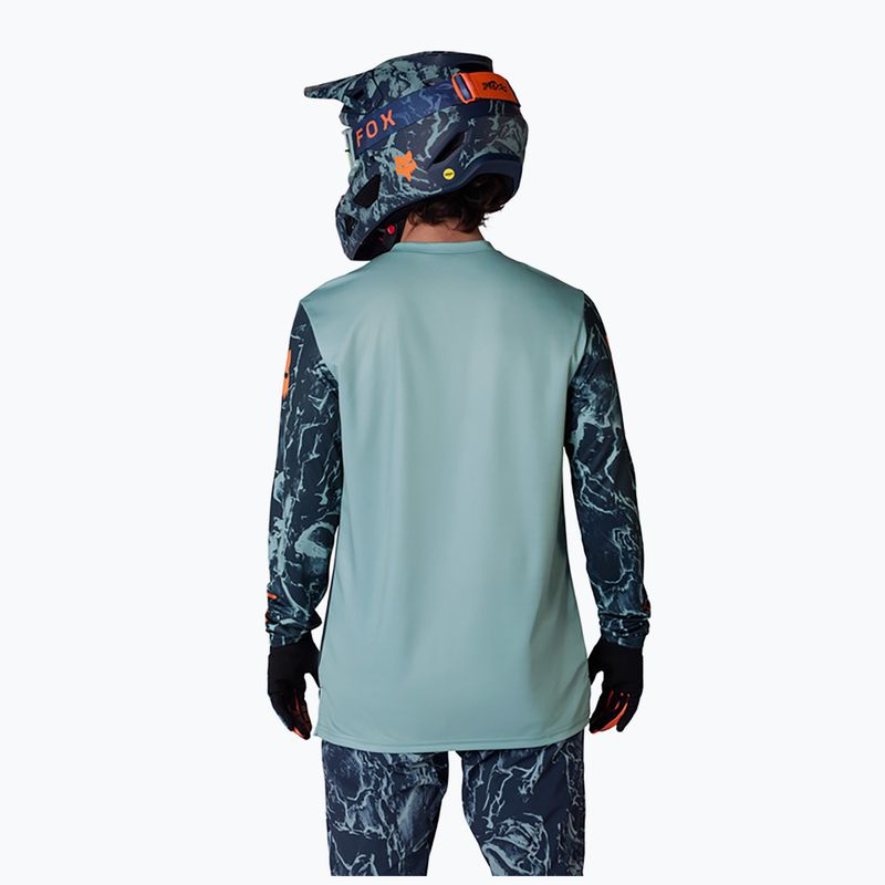 Детска блуза с дълъг ръкав за колоездене Fox Racing Ranger Image Print Jr arctic blue 2