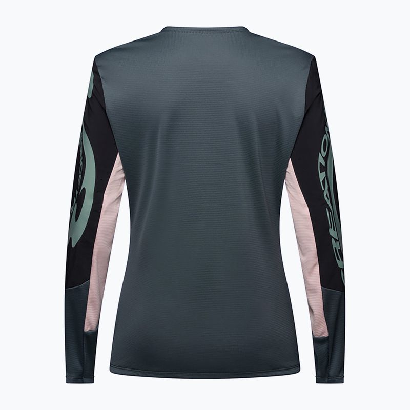 Дамска велосипедна блуза с дълъг ръкав Fox Racing Defend Creation LS deep cobalt 2