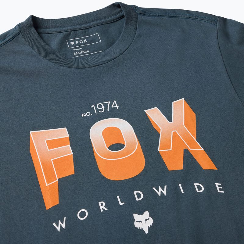 Мъжка тениска Fox Racing Block 195 Original deep cobalt 3