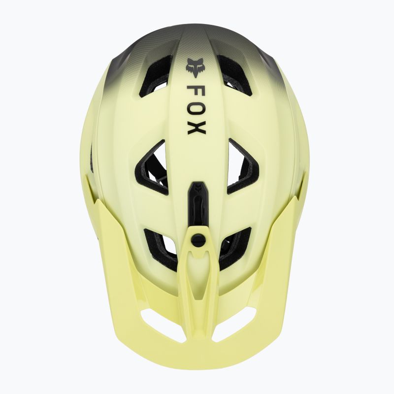 Велосипедна каска Fox Racing Speedframe Pro Backfade lime 6