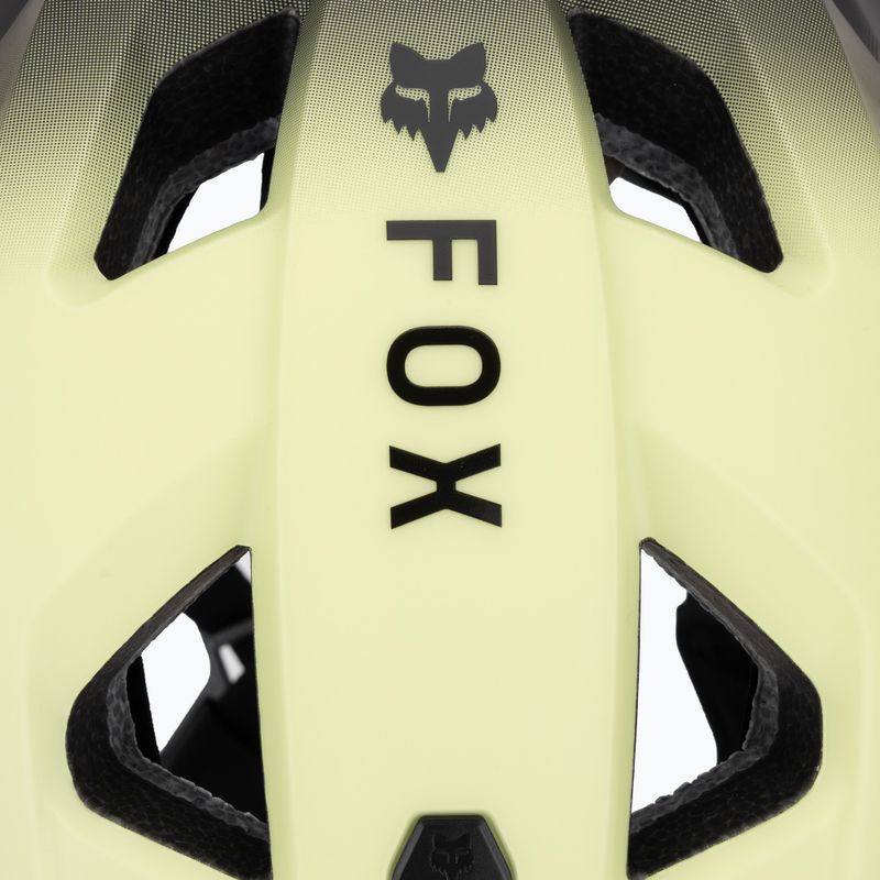 Велосипедна каска Fox Racing Speedframe Pro Backfade lime 7