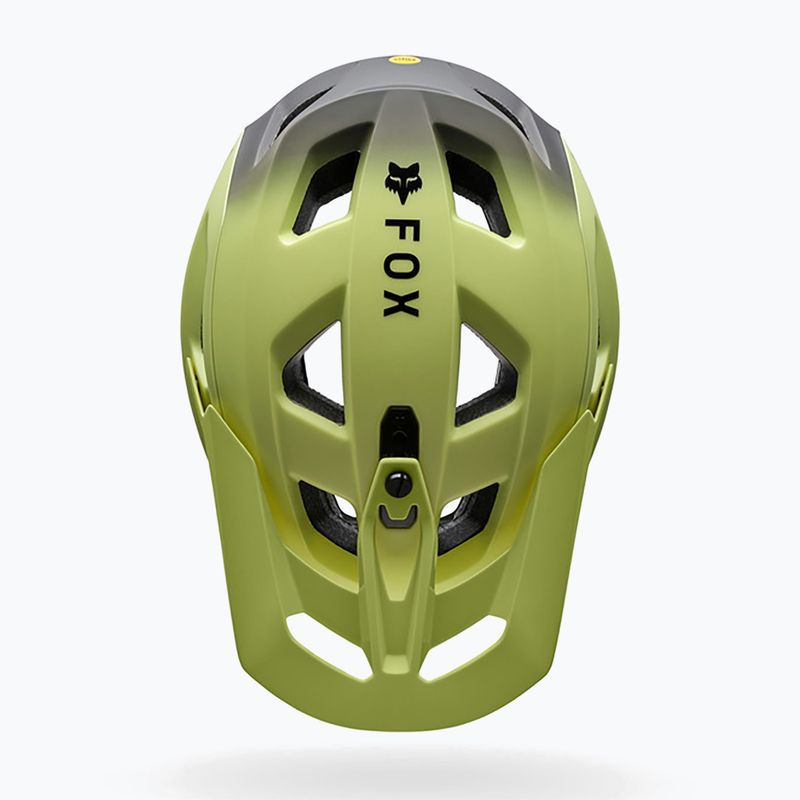 Велосипедна каска Fox Racing Speedframe Pro Backfade lime 3
