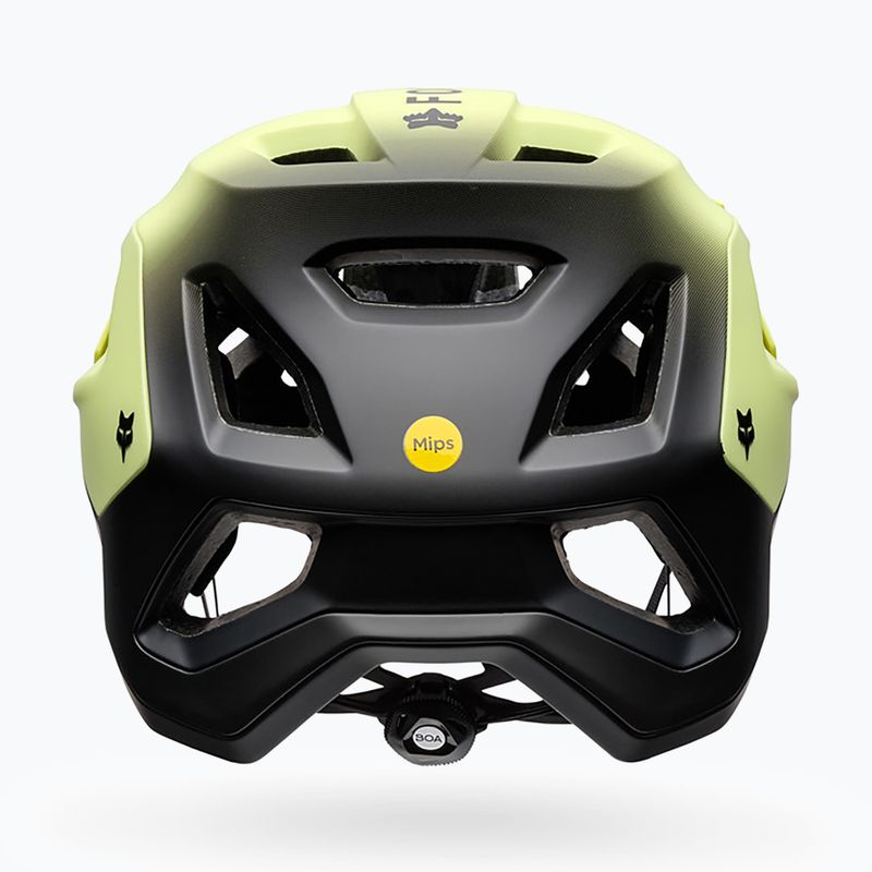 Велосипедна каска Fox Racing Speedframe Pro Backfade lime 4