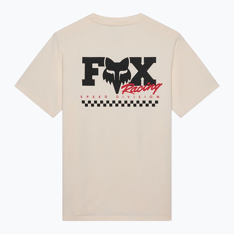 Мъжка тениска Fox Racing Checker 195 Original off white 2