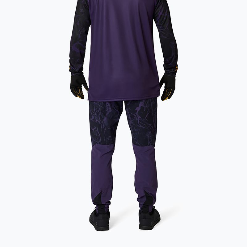 Мъжка блуза с дълъг ръкав за колоездене Fox Racing Ranger Image Print plum 2