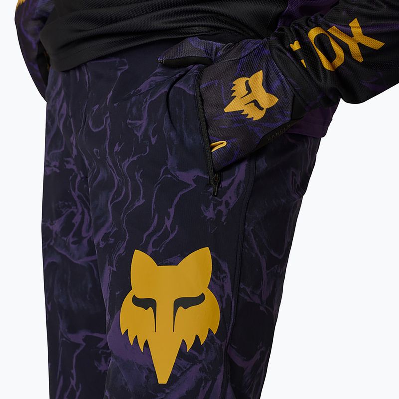 Мъжки панталони за колоездене Fox Racing Ranger Image Print plum 2