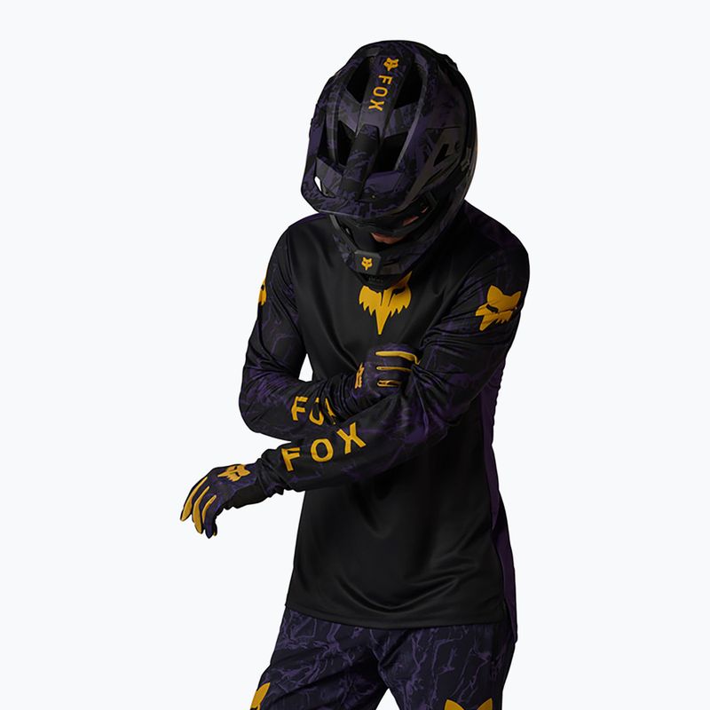 Детска блуза с дълъг ръкав за колоездене Fox Racing Ranger Image Print Jr plum 3