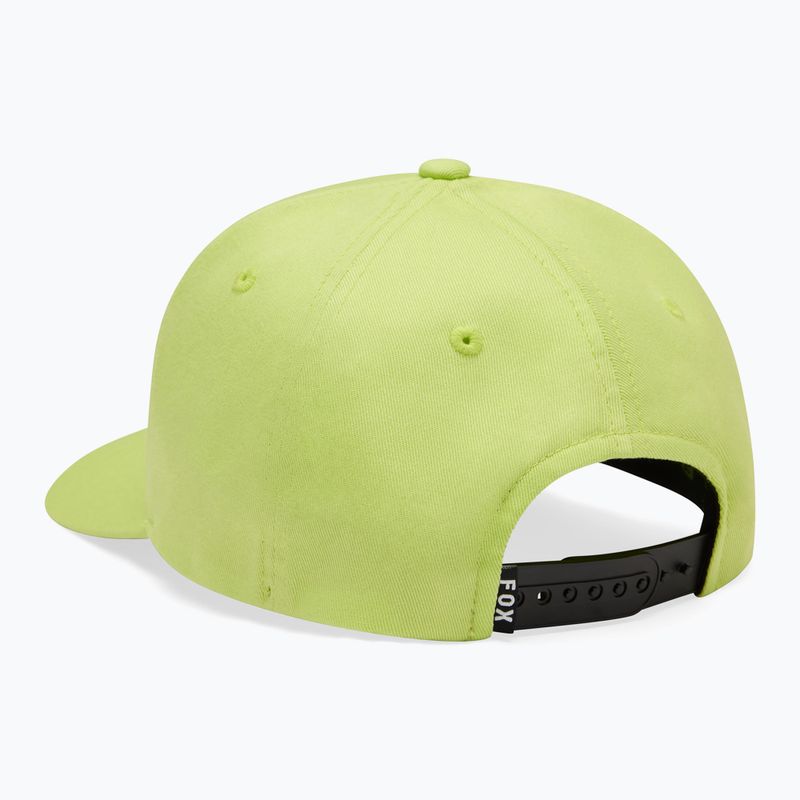 Детска шапка с козирка Fox Racing Fox Head 110 Snapback Jr wild lime 2